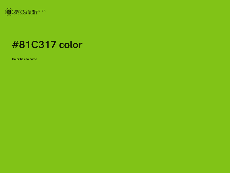 #81C317 color image