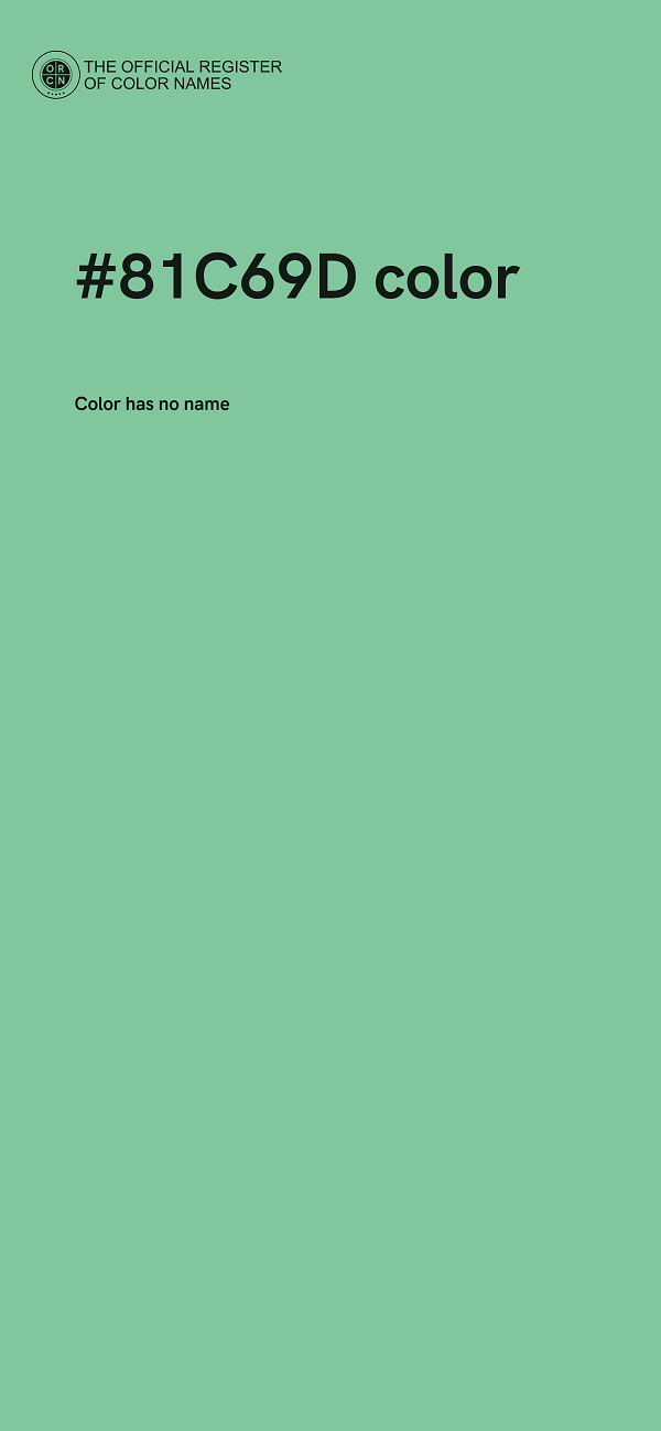 #81C69D color image