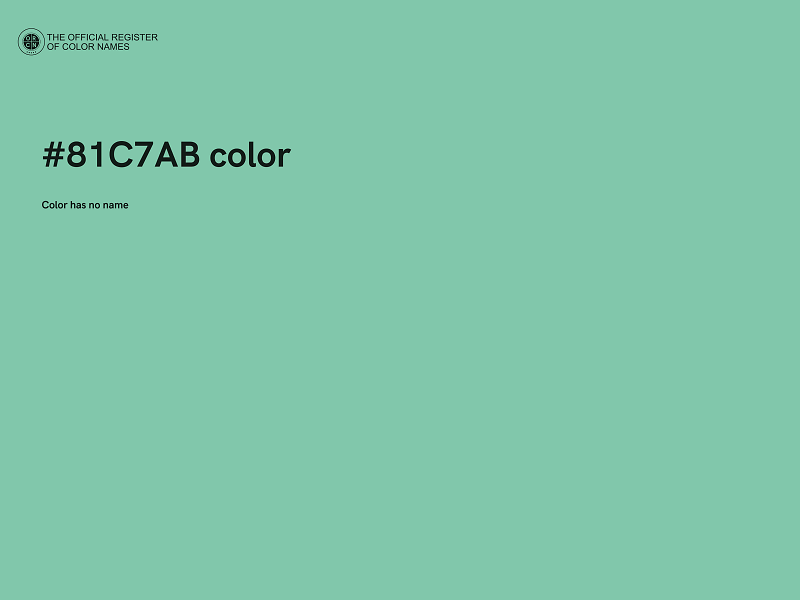 #81C7AB color image