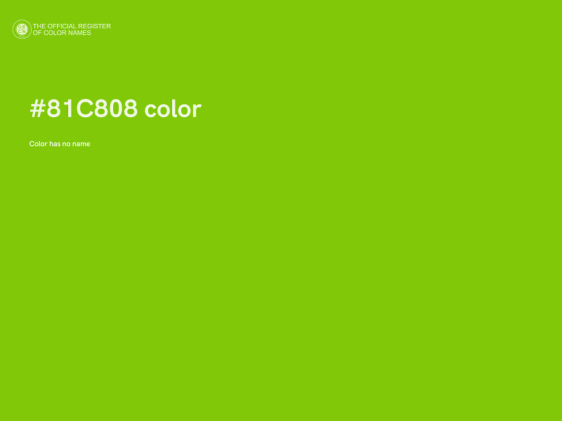 #81C808 color image