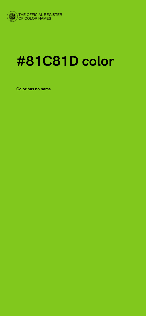 #81C81D color image