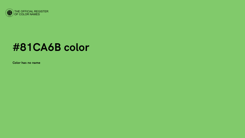 #81CA6B color image