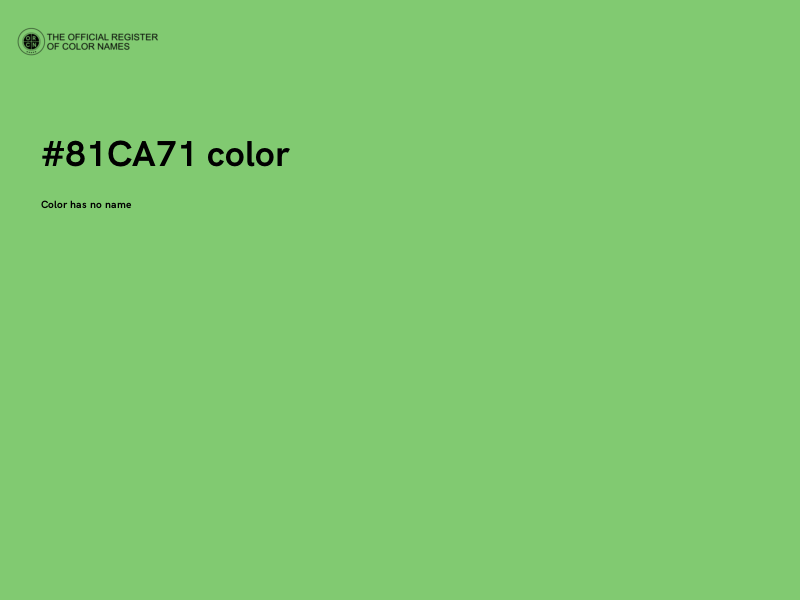 #81CA71 color image