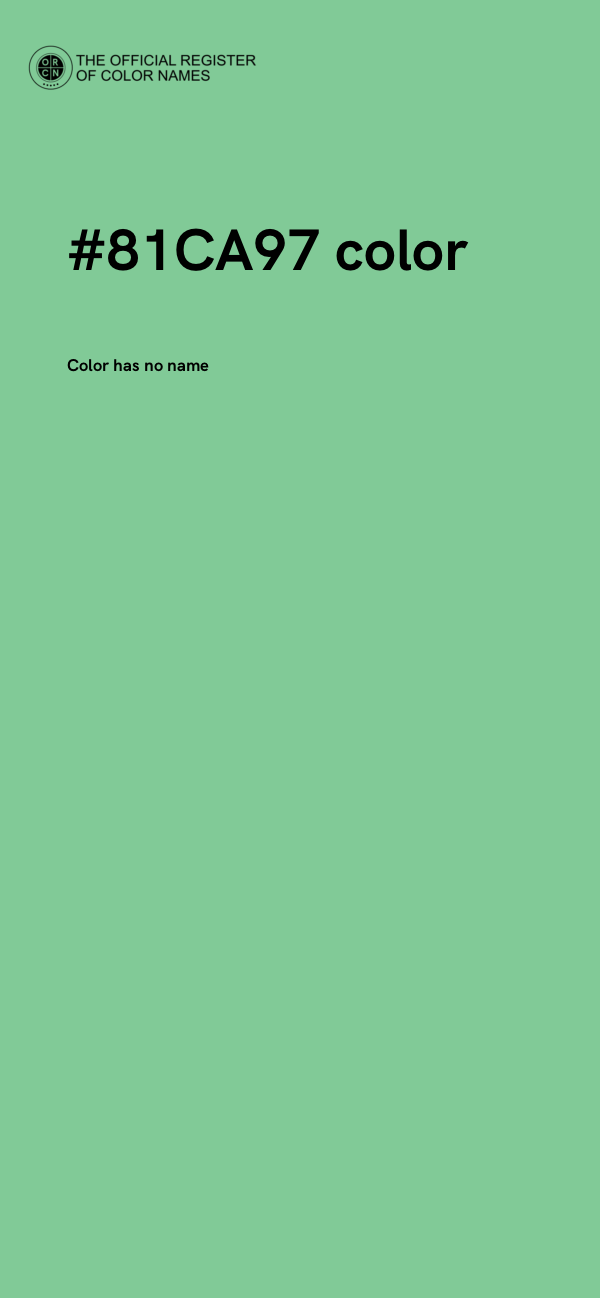 #81CA97 color image
