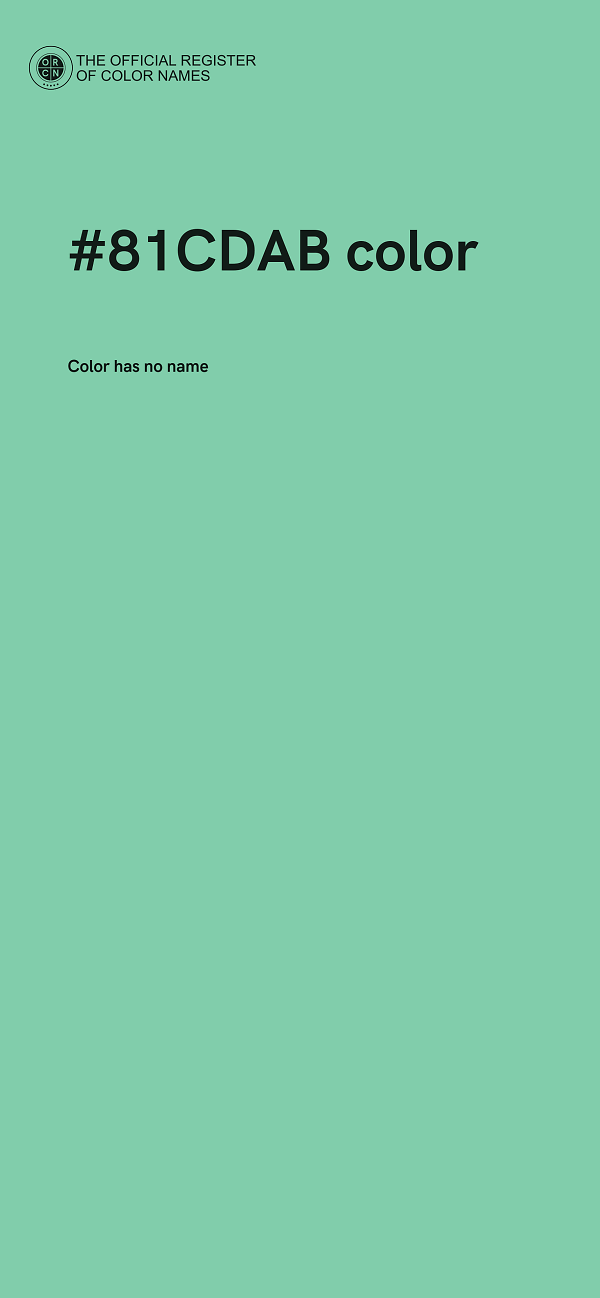 #81CDAB color image