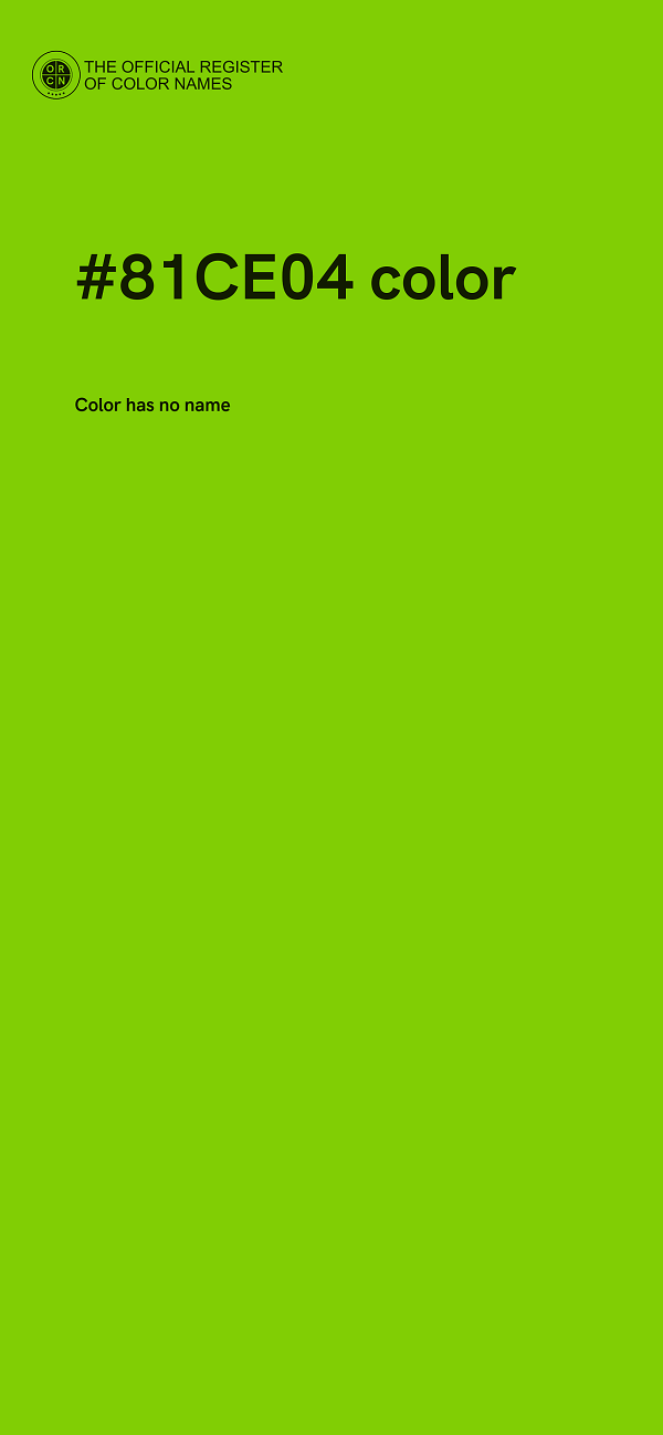 #81CE04 color image