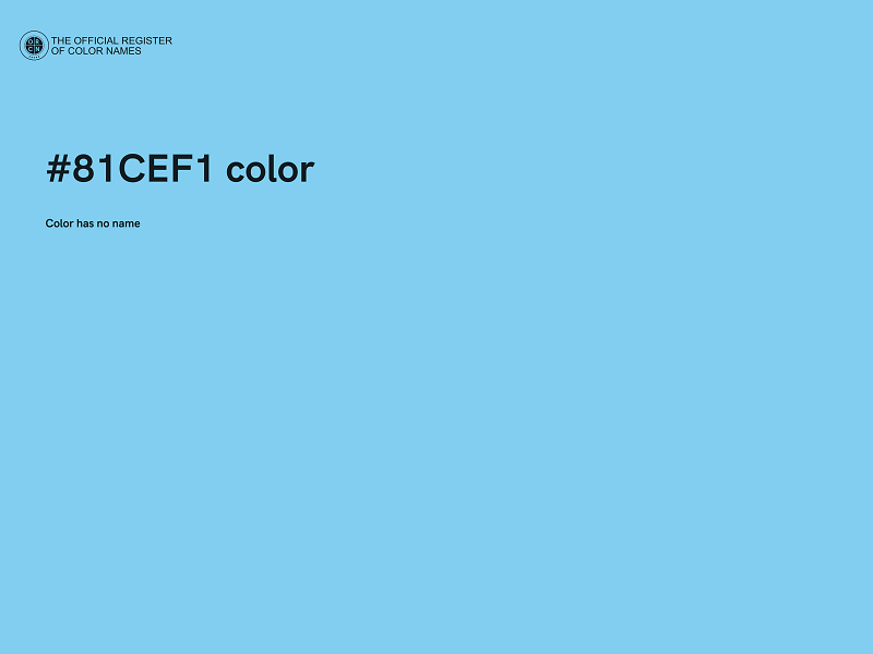 #81CEF1 color image