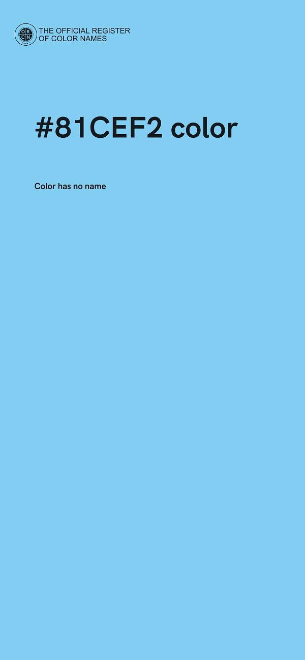 #81CEF2 color image
