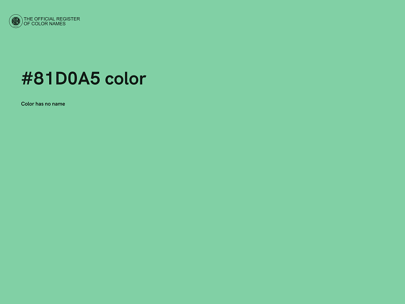 #81D0A5 color image