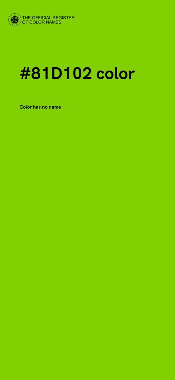 #81D102 color image