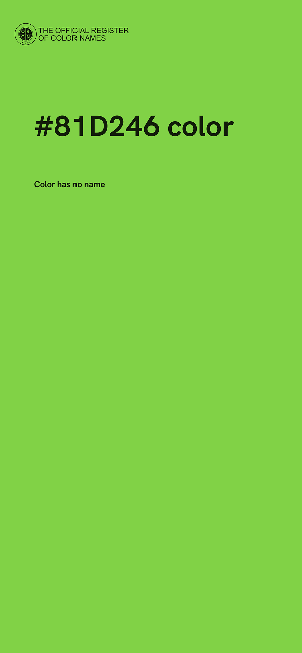 #81D246 color image