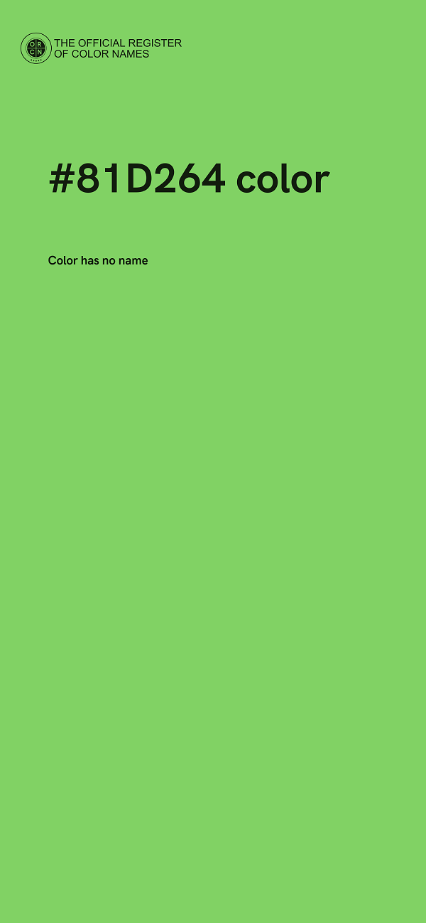 #81D264 color image