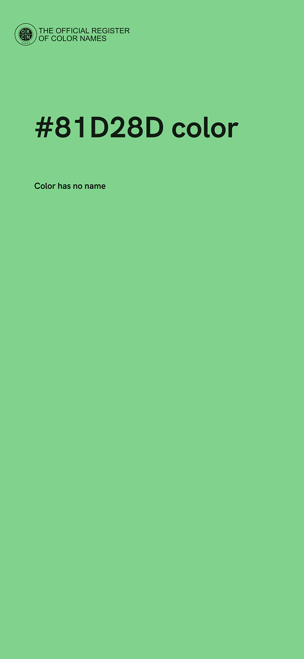 #81D28D color image