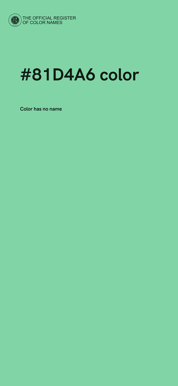 #81D4A6 color image