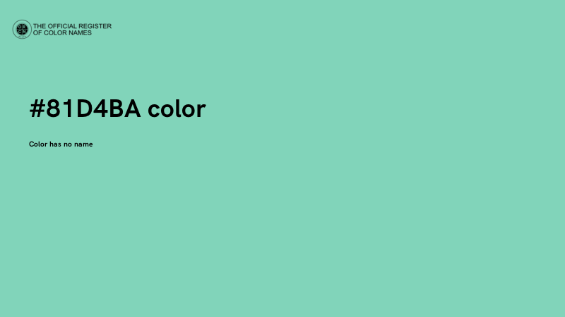 #81D4BA color image