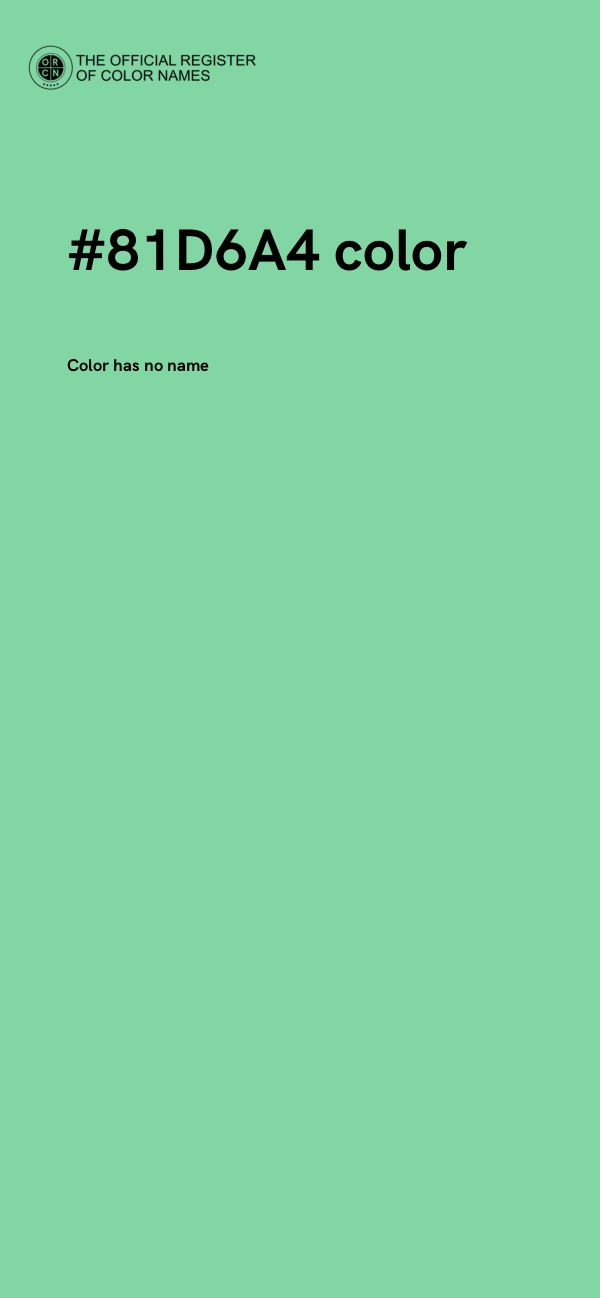 #81D6A4 color image