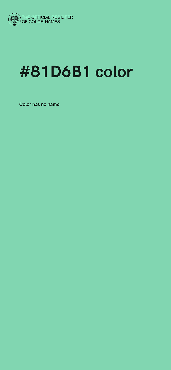#81D6B1 color image