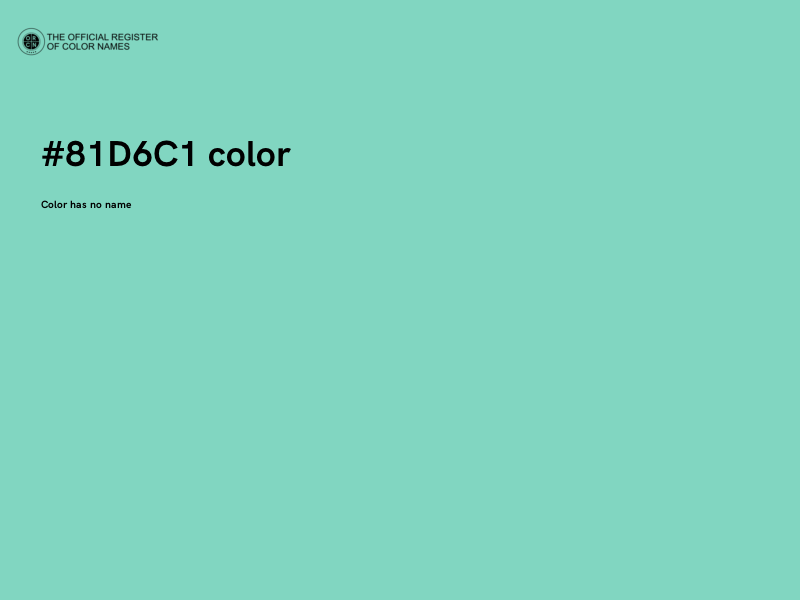 #81D6C1 color image