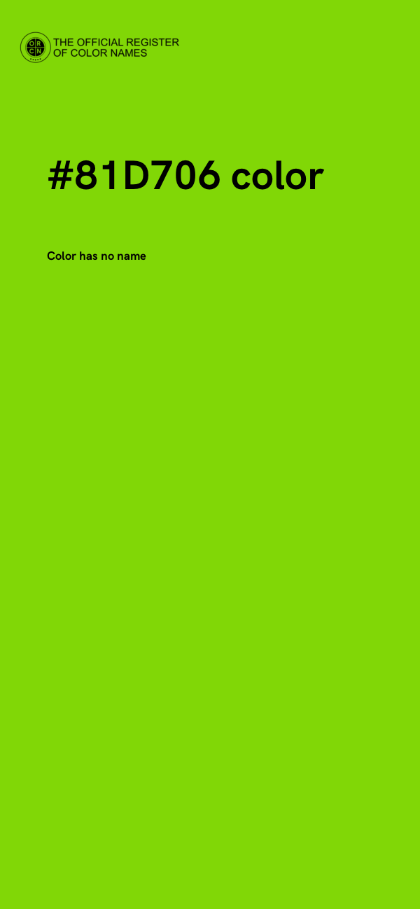 #81D706 color image