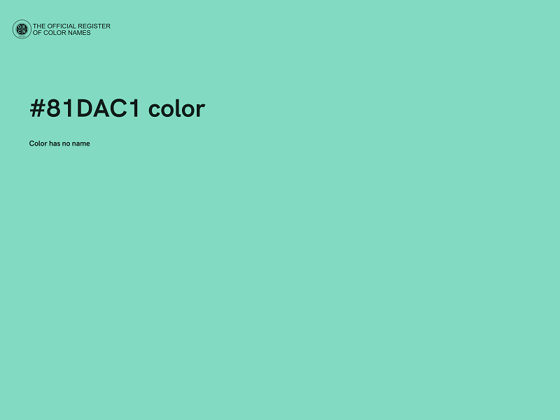 #81DAC1 color image