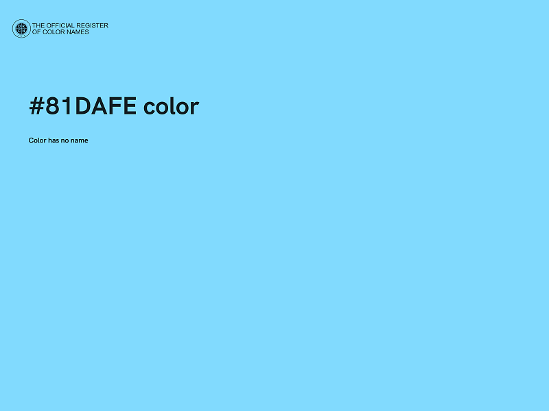 #81DAFE color image