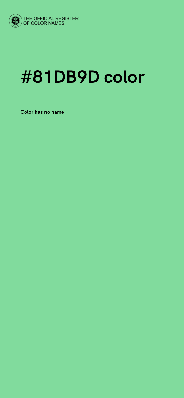 #81DB9D color image