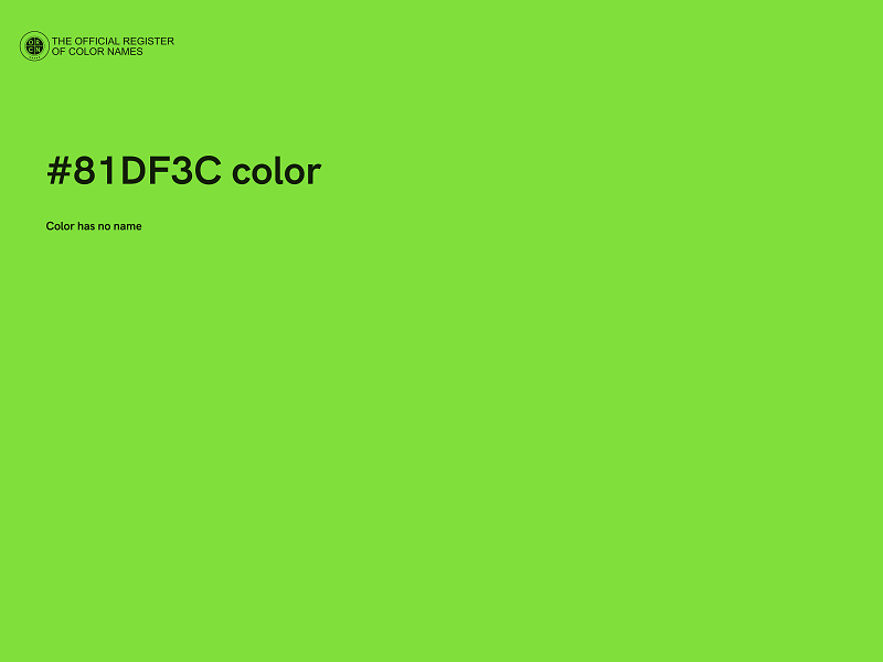 #81DF3C color image