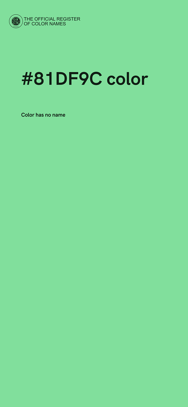 #81DF9C color image