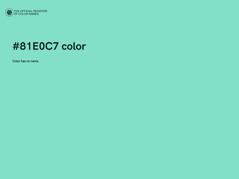 #81E0C7 color image