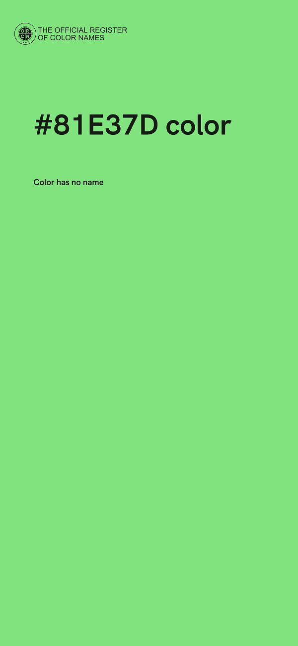 #81E37D color image