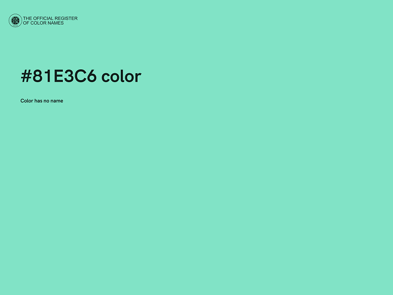 #81E3C6 color image