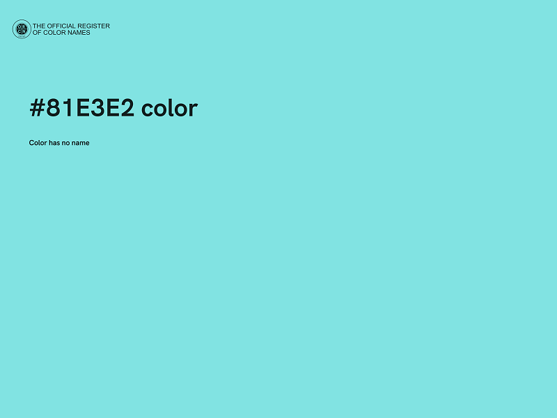 #81E3E2 color image