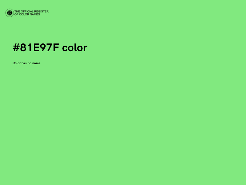 #81E97F color image