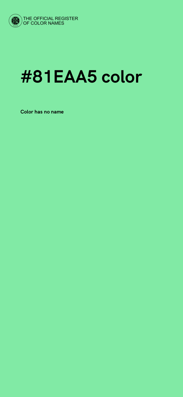 #81EAA5 color image