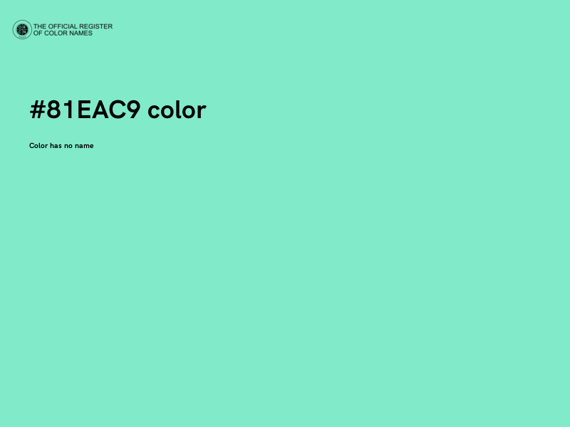 #81EAC9 color image