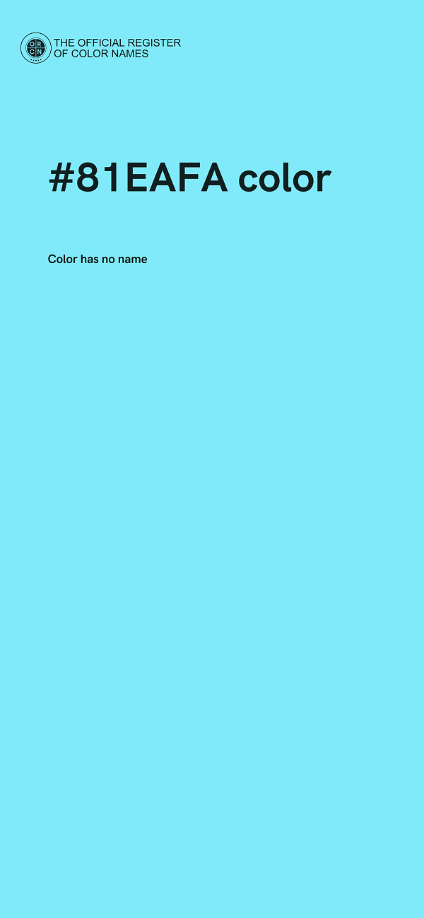 #81EAFA color image