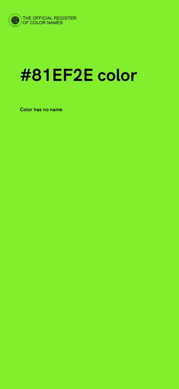#81EF2E color image
