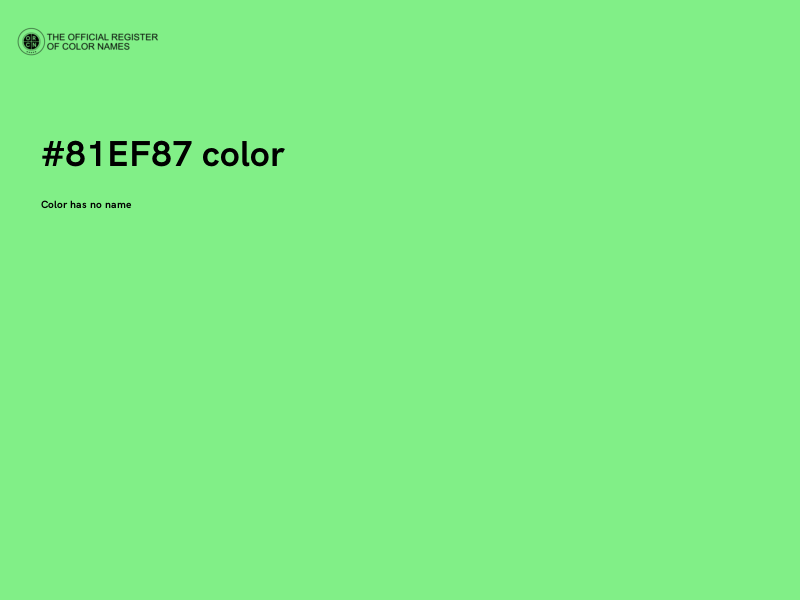 #81EF87 color image