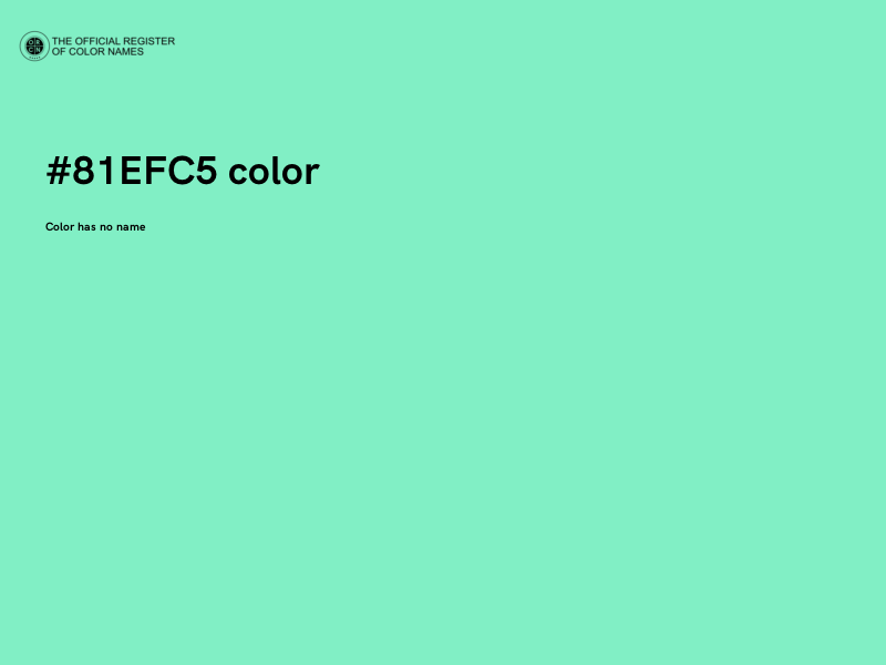 #81EFC5 color image