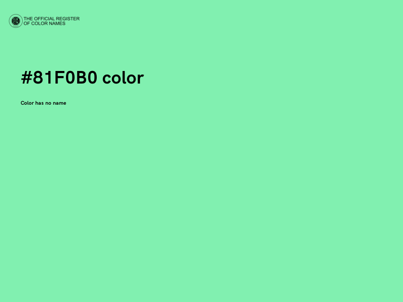#81F0B0 color image