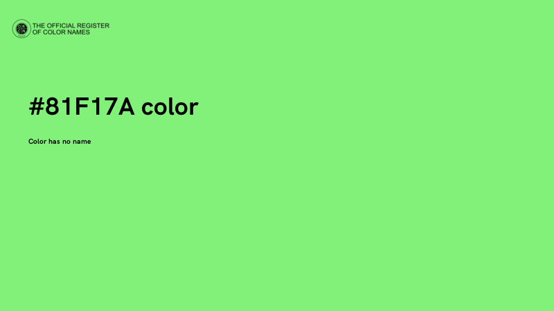 #81F17A color image