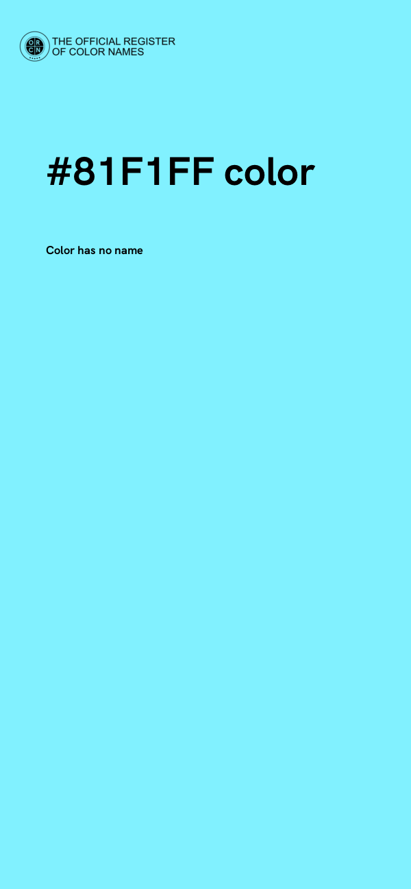 #81F1FF color image