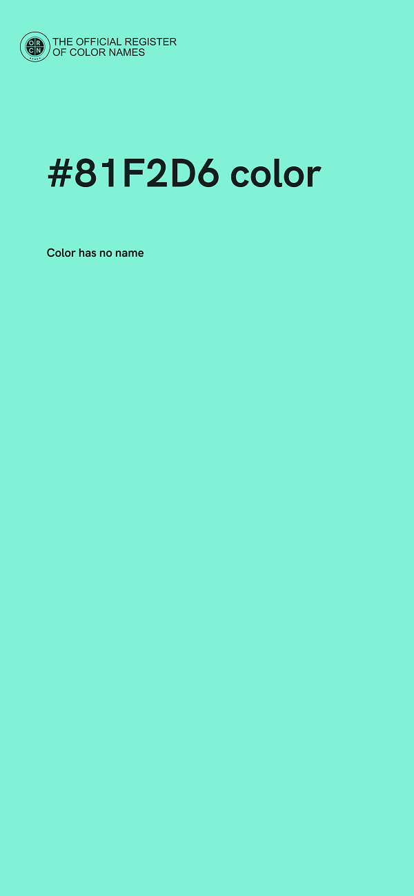 #81F2D6 color image