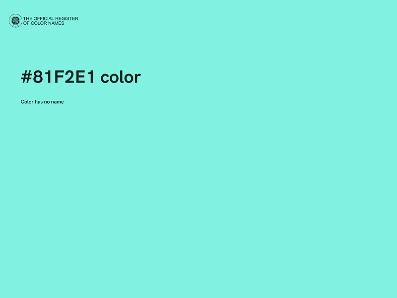 #81F2E1 color image