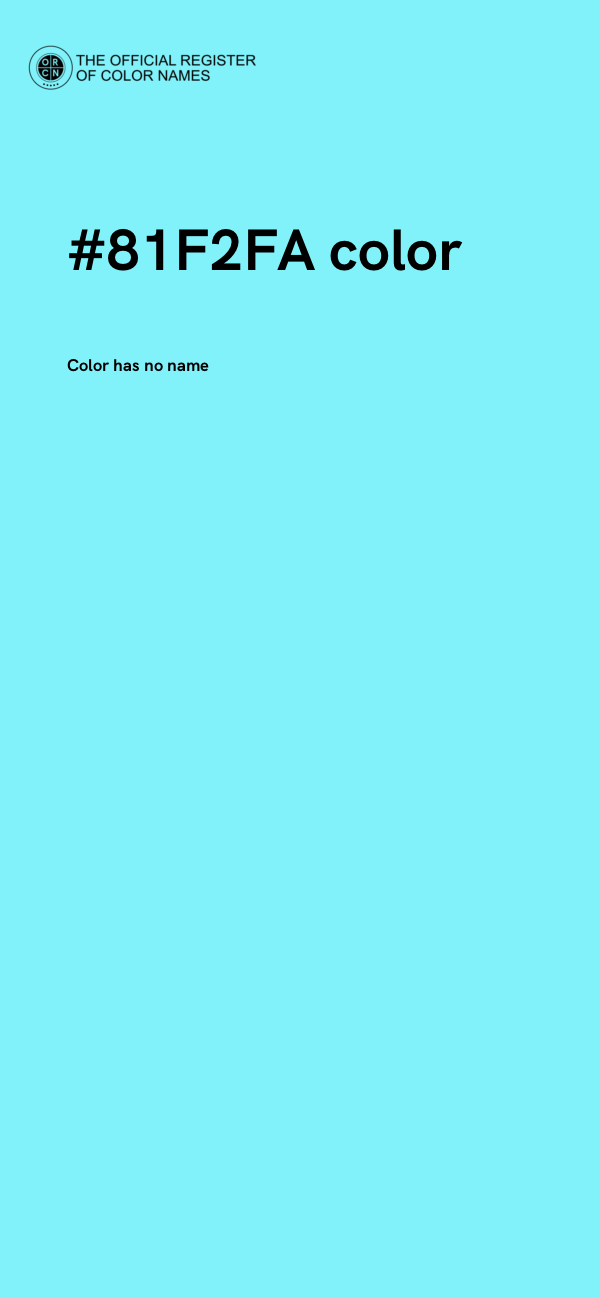 #81F2FA color image