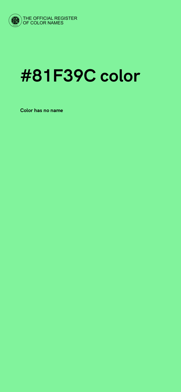 #81F39C color image