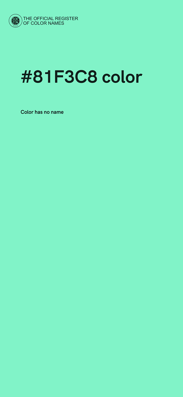 #81F3C8 color image