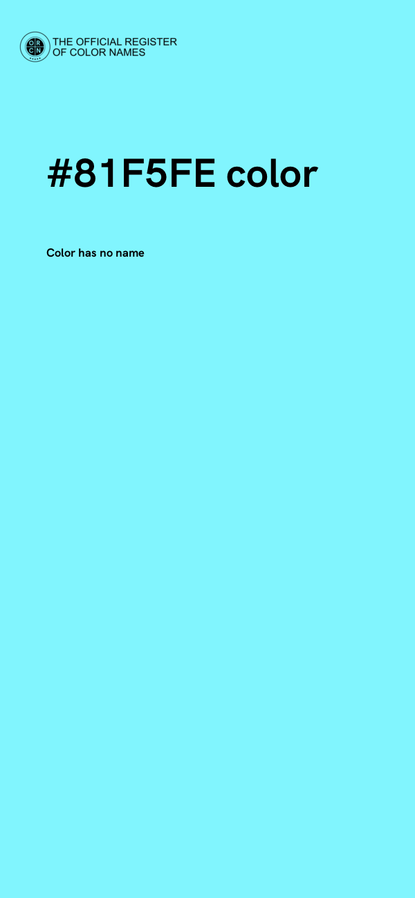 #81F5FE color image