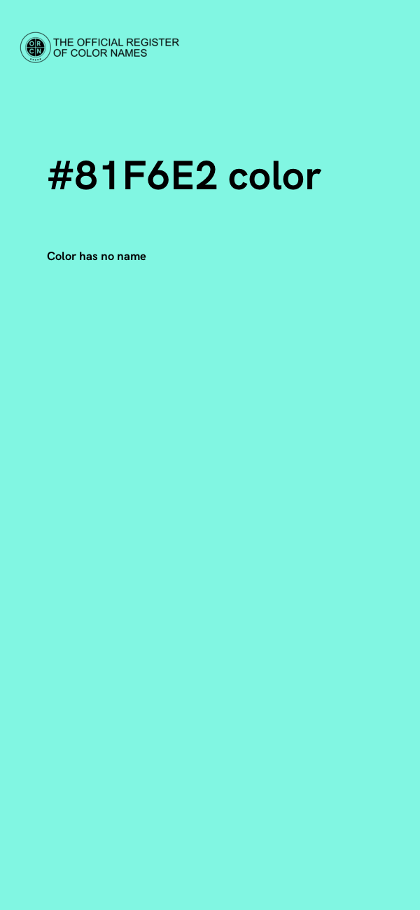 #81F6E2 color image