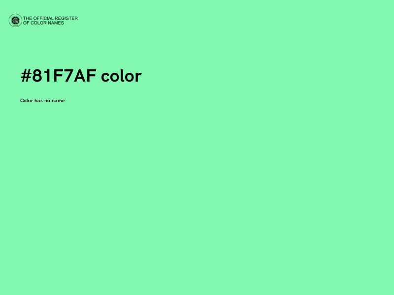 #81F7AF color image